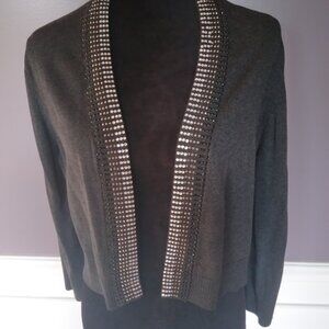 Open Cardigan by Calvin Klein Color grey